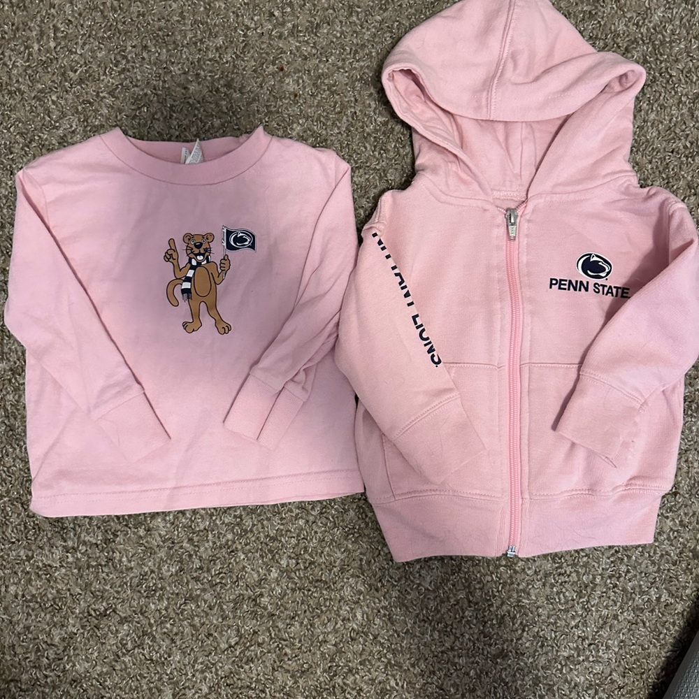Toddler Girl Penn State Clothes Bundle- Size 2T